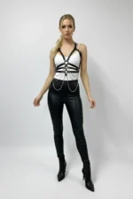 Black Women's Belt Chain Body Link Accessory - SH9 - Image 7