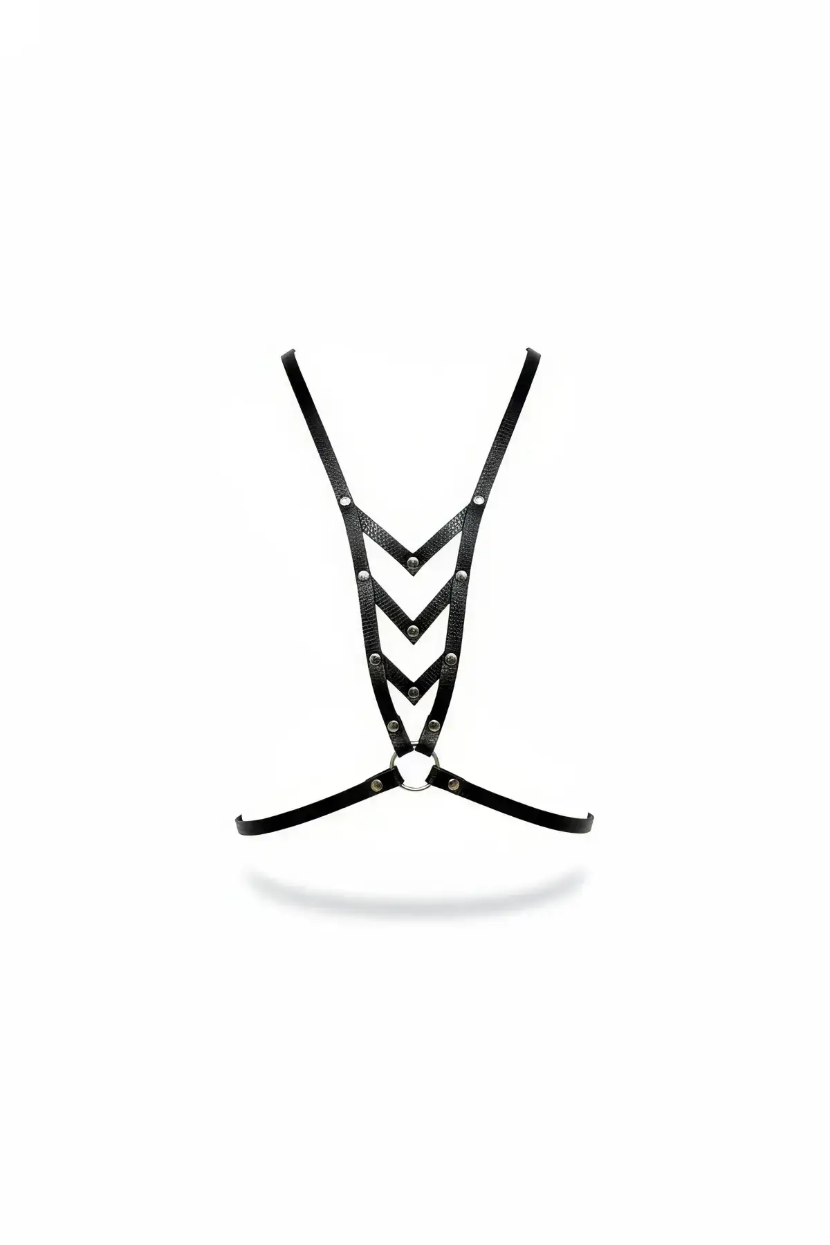 Black Women's Belt with Stud Detail Body Accessory - SH192