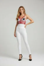 Red Women's Belt Cross Strap Body Accessory - SH511 - Image 2