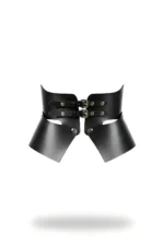 Black Women's Wide Waist Belt, Corset Style - SH611 - Image 2