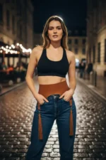 Women's Belt with Wide Tassels Corset Accessory - SH788 - Image 3