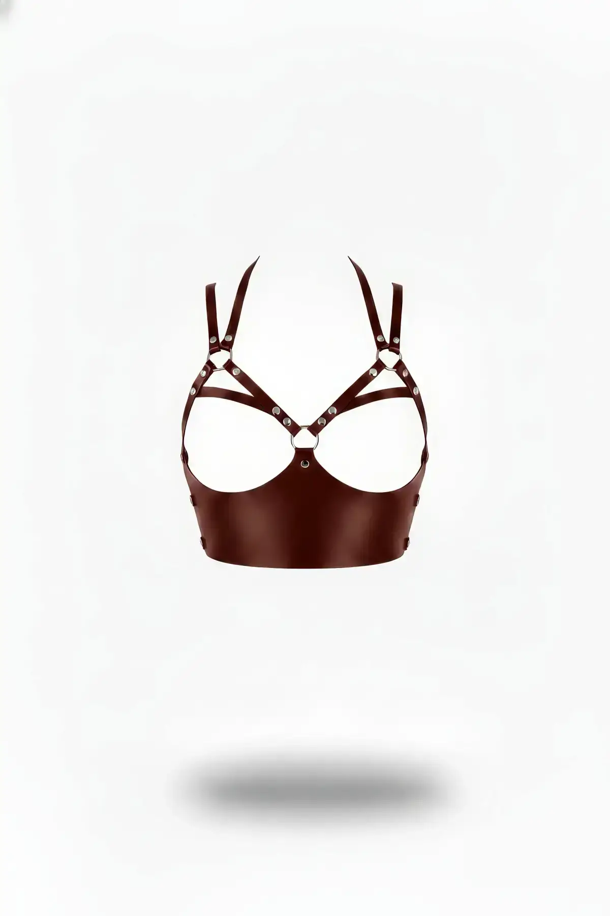 Women's Wide Corset with Metal Ring Detail - SH872