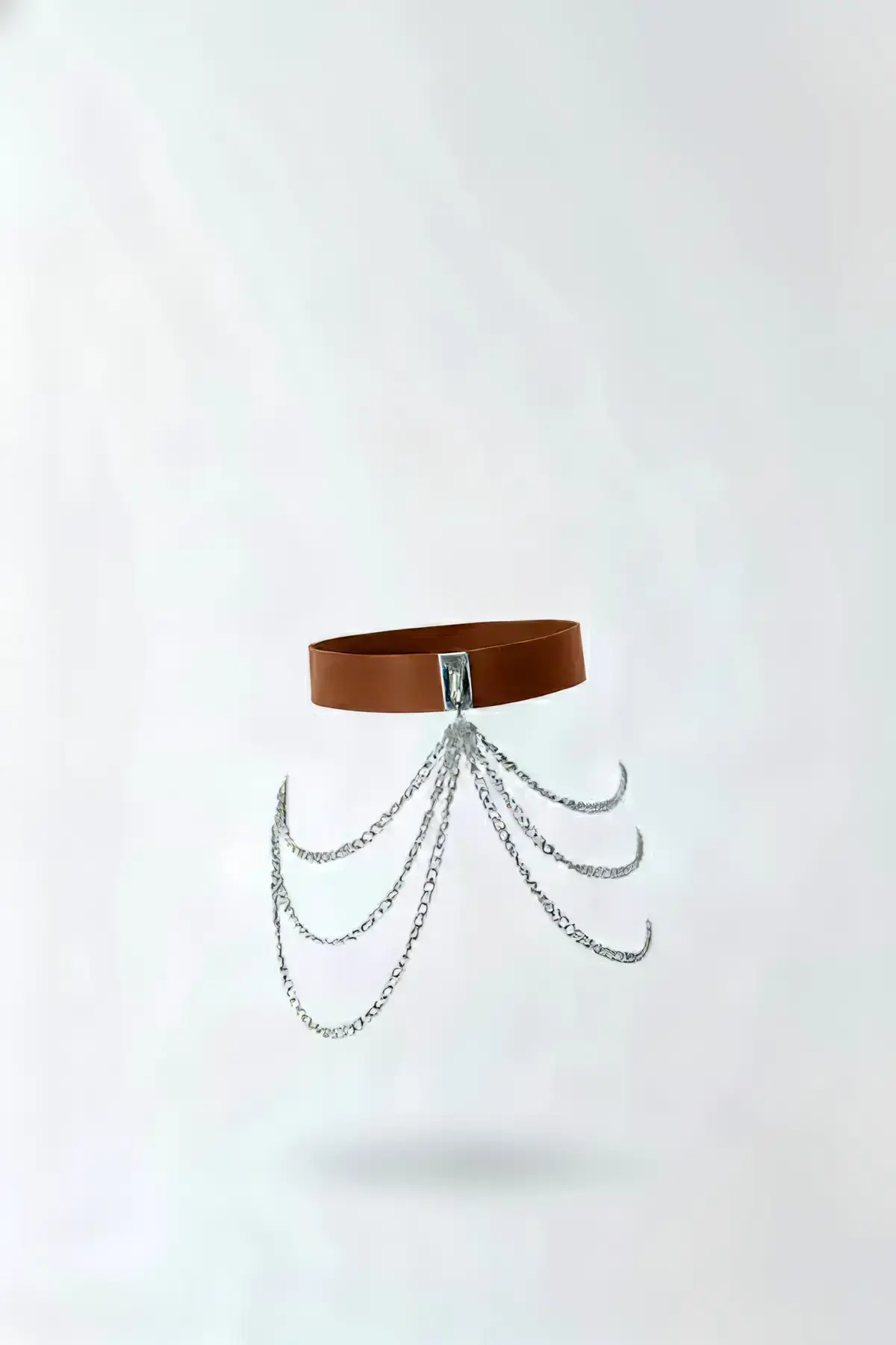 Women's Belt with Multi-Layer Chain Detail - SH904
