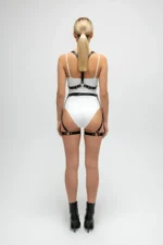 Black Harness Set Leather Body Buckle Accessory - SH1331 - Image 6