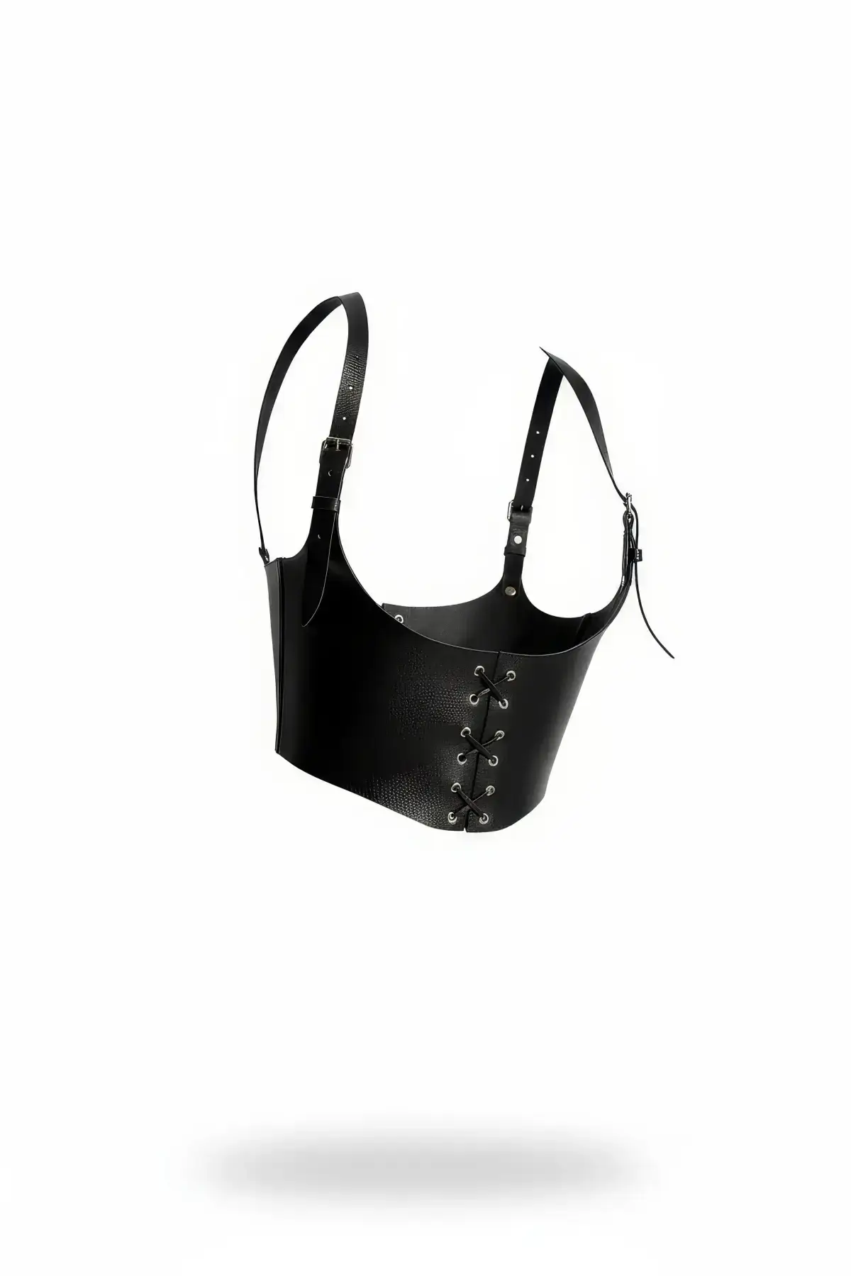 Black Women's Belted Corset Style Wide Waist Accessory - SH1428