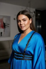 Plus Size Black Women's Belt Three-Band Corset Style Leather Harness - SH178 - Image 5