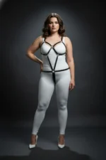 Plus Size Black Women's Harness Set Leather Body Accessory - SH240 - Image 3