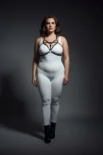 Plus Size Black Women's Harness Custom Designed Elastic Accessory - SH352 - Image 4