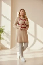 Plus Size Red Women's Belt Harness Custom Designed Body Accessory - SH580 - Image 2