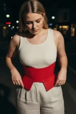 Plus Size Women's Belt Corset Waist Shaper Leather - SH611 - Image 5