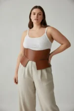 Plus Size Women's Belt Corset Style Wide Waist Shaper - SH611 - Image 2