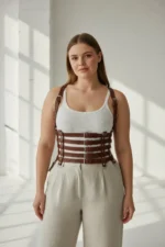 Plus Size Women's Belt, Corset Style Multi-Strap Leather Combination Accessory - SH630 - Image 3