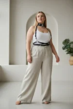 Plus Size Black Women's Leather Belt Harness Body Accessory - SH644 - Image 2