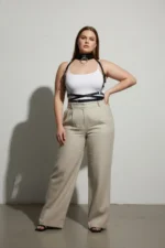 Plus Size Black Women's Leather Belt Harness Body Accessory - SH644 - Image 4