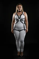 Plus Size Black Women's Harness Set Full Body Leather Stylish Design - SH781 - Image 3