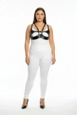 Plus Size Black Women's Harness Set Adjustable Leather Body Accessory - SH1377