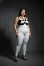 Plus Size Black Women's Harness Set Adjustable Leather Body Accessory - SH1377 - Image 4