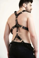 Men's Leather Chest Harness - SHM212 - Image 3