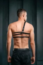 Men's One-Shoulder Leather Harness - SHM224 - Image 4