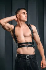 Men's Leather Harness - SHM225 - Image 2